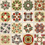 Vintage Quilt Block Patterns | Antique Wreaths(이미지 포함) | 퀼트