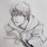 Pin de 배형채 em 연필 스케치 | Desenhos aleatórios, Ideias para desenho, Desenho