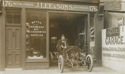 J Lee Motor Engineers Garage Shop, New Kings Road, Fulham | Old bikes, Vintage london, Petrol station