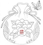 12월부터 조금씩 민화나 채색화를 공부하실때 사용하실 수 있는 휘랑제이가 만드는 무료 창작 도안들과 모... | 한국의 미술, 꽃그림, 그림