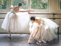 PAINTING BALLET DANCERS.......BY SHENZHEN YAHUAN..........SOURCE ECPLAZANET......... | 발레 그림, 순수미술, 발레리나
