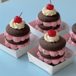 food에 있는 aynil mahsyurah님의 핀 - 2023 | 컵케이크 레시피, 케이크 아이디어, 발렌타인 데이 디저트