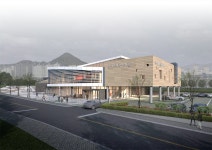 [설계경기]북면 감계 복지회관(어반 시너지움) – 월간 건축사 | 건축물, 건축, 디자인