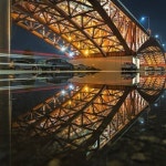 비 온 뒤, 성산대교 반영 #성산대교 #마포 #야경 #비 #빨래집게 #데칼코마니 #rainyday #reflection #nightscape #longexposure... 