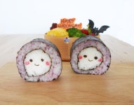 Ghost Sushi halloween bento | 요리, 김밥, 할로윈