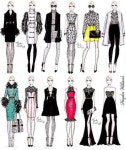 couture sketches | 패션 아이디어, 패션 일러스트 포즈, 패션 의상