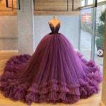 Pin by 유림 한 on 15 in 2021 | Purple wedding dress, Ball dresses, Ball gowns