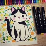 양이는 언제나 봄 😺 사랑하고 함께 있으면 너와 나의 영혼도 닮아가는거래 #고양이는언제나봄 #고양이댁 #홍미애 #고양이 #고양이그림... 