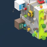 김박스랩 kimparks Lab | Design Entertainment - CUBE PLANET | 3d 아트, 그래픽, 그래픽 디자인 일러스트