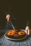 Citrus Upside Down Gingerbread Cake with Vanilla Mascarpone Cream | 디저트