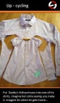 Make girls dress out of daddys old shirt. So sweet! | 아기 바느질, 옷 리폼, 남성 셔츠