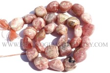 Rhodochrosite Smooth Nuggets (Quality A) / 11 to 15 mm / 36 cm / RH-031 by beadsogemstone on Etsy | Bead store, Semi precious... 