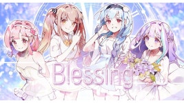 🌸 Blessing 🌸 한국어 COVER 【단즈X러끼X민결희X포요】 - YouTube - 2022 | 귀여운 그림, 그림, 사진