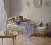 Art by Irina Kalenteva | 독서, 고전 예술, 고전