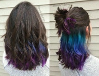 레비뉴 홍 hair | Pin by 서은 홍 on 헤어스타일 | Hair styles, Peekaboo hair, New hair color trends