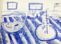 펜화 일러스트 : 초등 미술 수업으로 쉽게 접근하기 : 네이버 블로그 | 초등 미술, 스케치, 그림