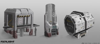 Sci-fi props, Joan Piqué Llorens on ArtStation at https://www.artstation.com/artwork/sci-fi-props-93bb8548-b061-455d-ad67... 