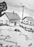 Image Result For Landscape Drawings Easy Art Pinterest Pencil | 풍경 스케치, 쉬운 그림 그리기, 스케치