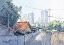 ■펜화 여행드로잉 어반드로잉에 있는 Artafterwork님의 핀