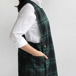 (바보디자인)DS-S117그린 체크 원피스 앞치마 어린이 - 모바일 쇼핑은 옥션 | 앞치마, 원피스, 드레스