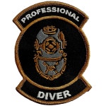 Scuba Diving Embroidered Patch Professional Diver Black Snorkeling Gift Iron On | 다이빙, 영감