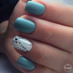 네일 바이 숙(Nail by Suk) | Pin by 숙경 권 on nail art | Square acrylic nails, Turquoise nails, Square gel nails