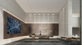 Pin by 균 on 미디어월 | Toilet design, Lobby design, Apartment design