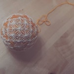 #모리공방 #색실공 #てまり #temariball #자수 #手毬 #handcraft #embroidery #geometry