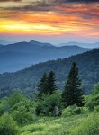 Blue Ridge Parkway ~ North Carolina   You have to go there!!!!!!!! No signs, no lights, no commercial vehicles. Loved it! | 석양... 