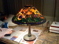 Poppy lamp off the mold. This wont be the final base. | 조명