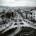 1930년대 찍은 서울 남대문통 조선은행 앞 광장1.jpg | 흑백 사진, 거리사진, 사진