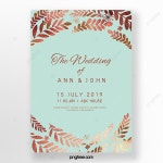 금박 민트 블루 간략하다 청첩장 템플릿 PSD 다운로드, 디자인 자료 다운로드 | Wedding invitations, Mint invitation, Rose... 