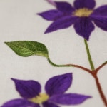 #야생화자수 #클레마티스 #꿈소 #꿈을짓는바느질공작소 #embroidery #clematis | Stickerei