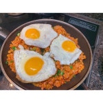 매운김치로 김치볶음밥👌 . . .   불금   day  daily  mom  baby  food  먹방 맛집 먹스타그램 맘스타그램 좋아요 like 맛스타그램... 