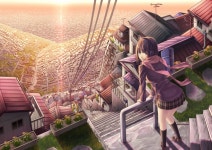Pin by Alice Hopter on 노을과 새벽 | Anime scenery, Girl wallpaper, Anime