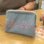 #달빛정원자수 #휠파우치 #수강생작품 #달빛정원공방 #바느질공방 #자수 #프랑스자수 #일산프랑스자수 #embroidery... 