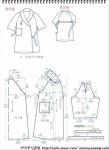 옷 만들기 패턴에 있는 핀