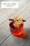 Apple-groni With apple chips! Apple-groni With apple chips! | Drink garnishing, Apple cocktail, Gin cocktail recipes