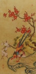 모란과 봉황, 매화와 금계 | 그림, 그림 그리기, 새 그림