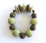 Beaded Bracelet, Kazuri Bangle, Fair Trade, Ceramic Jewelry | 공예
