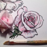 ink & watercolor | 스케치, 그림, 수채화