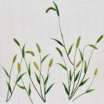 164 Likes, 6 Comments - 꿈소 embroidery (@ggoomso) on Instagram: “#야생화자수 #강아지풀 #꿈소 #꿈을짓는바느질공작소... 