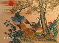 봉황 - Google 검색 | 그림, 새, 벽화