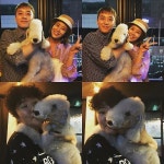 pearl’s Instagram update with Seungri “#베들링턴테리어 #테드 #도그쇼1등 멋있는 강아지 🐶🐕🐩 부산친구강아지♡ 테드는... 