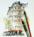 88f6c51635e4083854e475b62af579c0.jpg 1,080×1,172 pixels | 어반 스케쳐스, 도시 스케치, 풍경 스케치