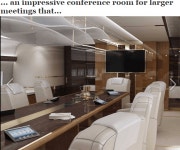 The first Boeing 747-8 private jet is here - and its a palace in the sky | 인테리어, 비행기, 헬기