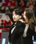 WJSN ♡ SeolA 설아 (Kim Hyunjung 김현정) at Anyang KGC home game 191006 안양 KGC 홈 개막전 축하공연 #설아기 #떨아야 #샤키... 