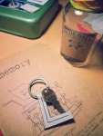 Initial leather key ring(이미지 포함)