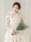 한복짓는 복나비 들꽃베이지 | 전통 드레스, 긴 드레스, 한복 결혼식
