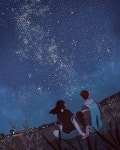 당신은 아주 멀리서 왔다고 했고,  나는 그 말이 거짓이 아님을 알았어요.  긴 여행 끝에 나의 우주를 찾아왔음을.  .  .  You said... 